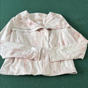 Blank NYC Pink and Cream Jacket